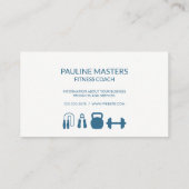 フィットネスプロフェッショナル |ジムオーナートレーナー 予約カード (裏面)