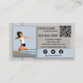 フィットネスヘルスパーソナルトレーナー 名刺 (裏面)