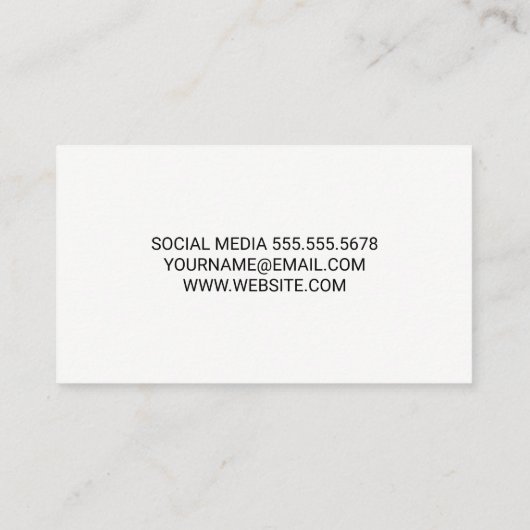 フィットネスヘルス | ジムのトレッドミルズ 名刺 (裏面)