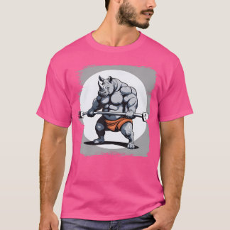 フィットネスボディビルリノジム Tシャツ