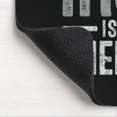 フィットネスボディビル力持ち上げ重量挙げ マウスパッド (コーナー)