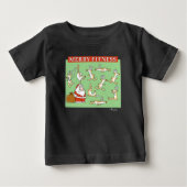 フィットネスメリーエクササイズトナディアバイサンドラボイントン ベビーTシャツ (正面)