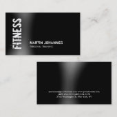 フィットネスモダンパーソナルトレーナー名刺 名刺 (正面/裏面)