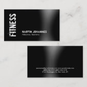 フィットネスモダンパーソナルトレーナー名刺 名刺 (正面/裏面)