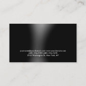 フィットネスモダンパーソナルトレーナー名刺 名刺 (裏面)