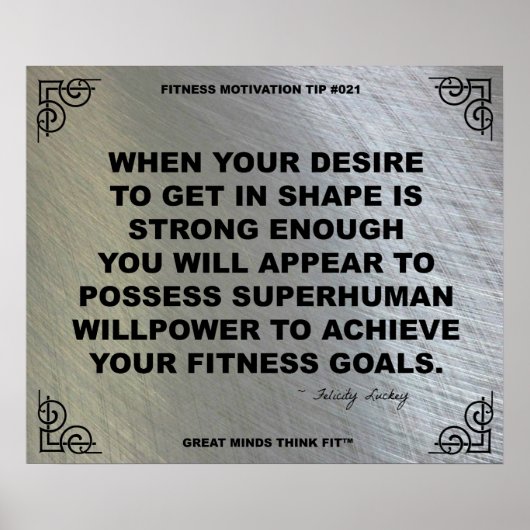 フィットネスモチベーションのジムのポスター#021 ポスター (正面)