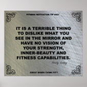 フィットネスモチベーションのジムのポスター#027 ポスター (正面)