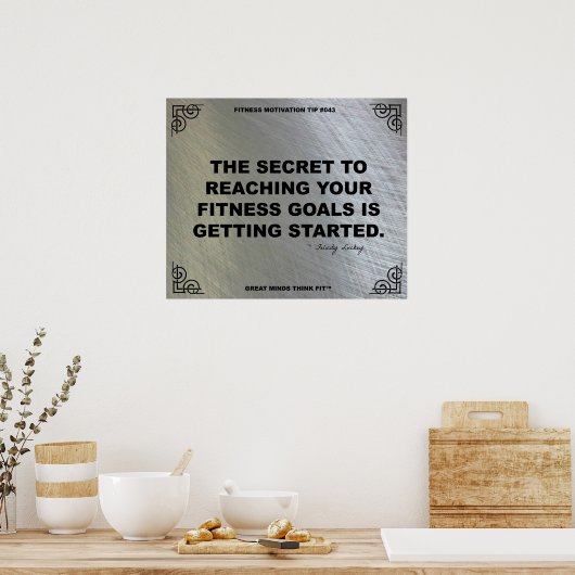 フィットネスモチベーションのジムのポスター#043 ポスター (キッチン)