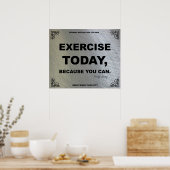 フィットネスモチベーションのジムのポスター#050 ポスター (キッチン)