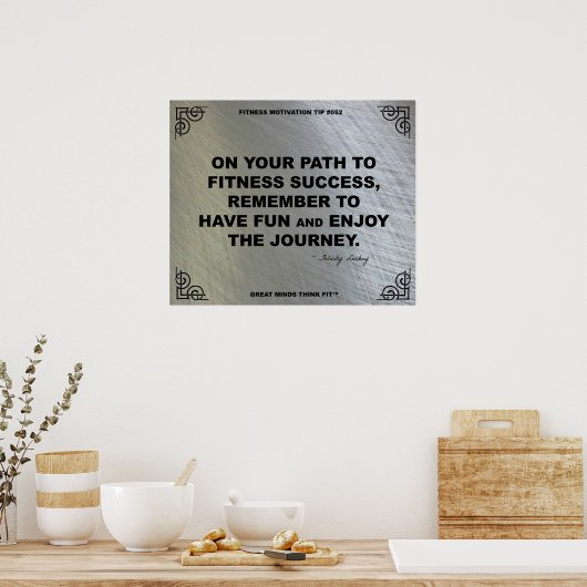 フィットネスモチベーションのジムのポスター#052 ポスター (キッチン)