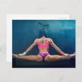 フィットネスモデル分割Thunder_Coveはがき（メス） ポストカード (正面/裏面)