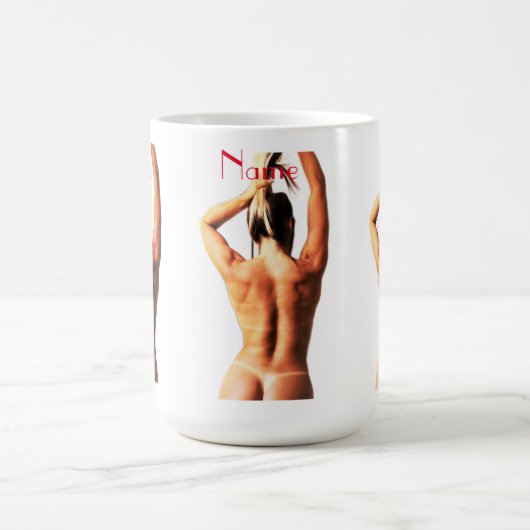 フィットネスモデルTanlines Thunder_Cove コーヒーマグカップ (中央)