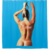 フィットネスモデルTanlines Thunder_Cove シャワーカーテン (正面)