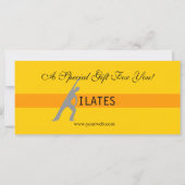 フィットネスヨガピラティス商品券のギブアウェイ (裏面)