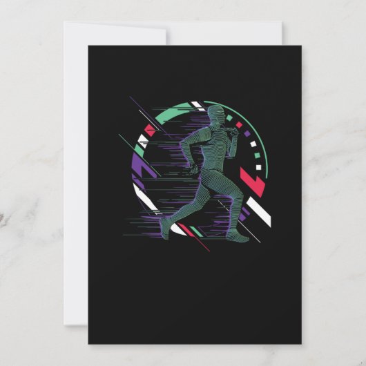 フィットネスランニングとリスクギフト減らに対する 招待状 (正面)