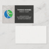 フィットネスロゴ | アスレティックコーチ名刺 名刺 (正面/裏面)