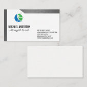 フィットネスロゴ | パーソナルトレーナー 名刺 (正面/裏面)