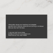 フィットネスロゴ | パーソナルトレーナー 名刺 (裏面)