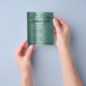 フィットネス体建物スパロゴティール（緑がかった色）グリーン チラシ (手)