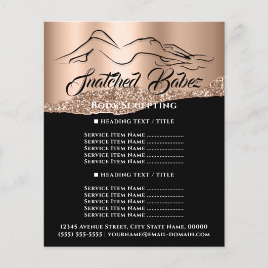 フィットネス体建物スパロゴバラ金ゴールド チラシ (正面)