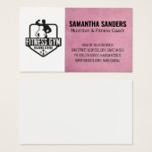 フィットネス体育センター | パーソナルトレーナー (正面&裏面)