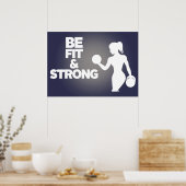 フィットネス動機引用文 ポスター (キッチン)