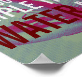 フィットネス動機文字カバー ポスター (角)