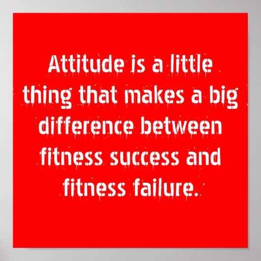 フィットネス動機 ポスター (正面)