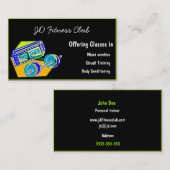 フィットネス名刺 名刺 (正面/裏面)