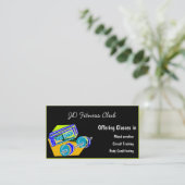 フィットネス名刺 名刺 (スタンド正面)