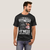 フィットネス大好き バーベキュー 肉のスモーク グリル Tシャツ (正面フル)