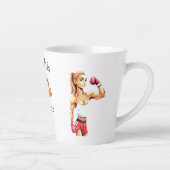 フィットネス女子ボクサー Thunder_Cove カフェラテマグ (右)