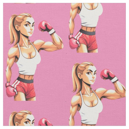 フィットネス女子ボクサー Thunder_Cove  ファブリック (クローズアップ)