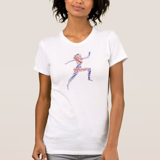 フィットネス女子 Tシャツ (正面)