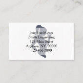 フィットネス娘がダンベルを持ち上げる 名刺 (正面)