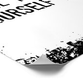 フィットネス引用文；あなたの限界を知らない ポスター (角)