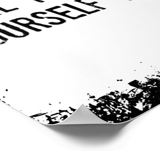 フィットネス引用文；あなたの限界を知らない ポスター (角)