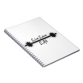 フィットネス引用文：ライブラブリフト ノートブック (右側)