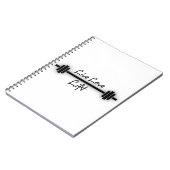 フィットネス引用文：ライブラブリフト ノートブック (左側)