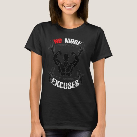 フィットネス強度訓練用揚力重量限度 Tシャツ (正面)