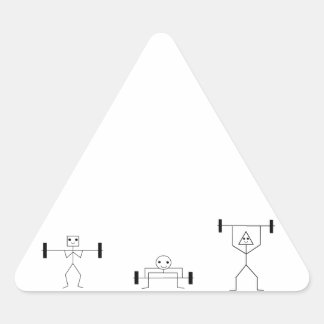 フィットネス形状 三角形シール