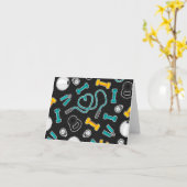 フィットネス愛パターン水および黄色 カード (黄色い花)