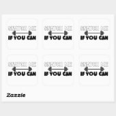 フィットネス断片 スクエアシール (シート)