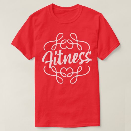 フィットネス書1 Tシャツ (デザイン正面)
