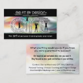 フィットネス業票 名刺 (正面/裏面)