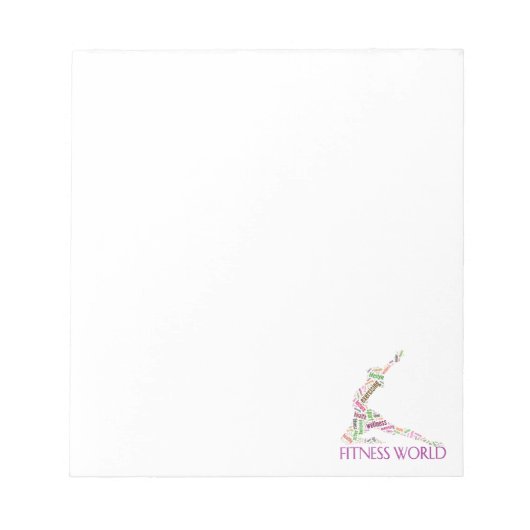 フィットネス界 ノートパッド (正面)