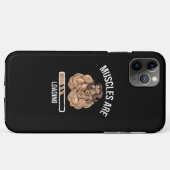フィットネス筋肉装填用ブロック牛スポーツジム Case-Mate iPhoneケース (裏面(横))