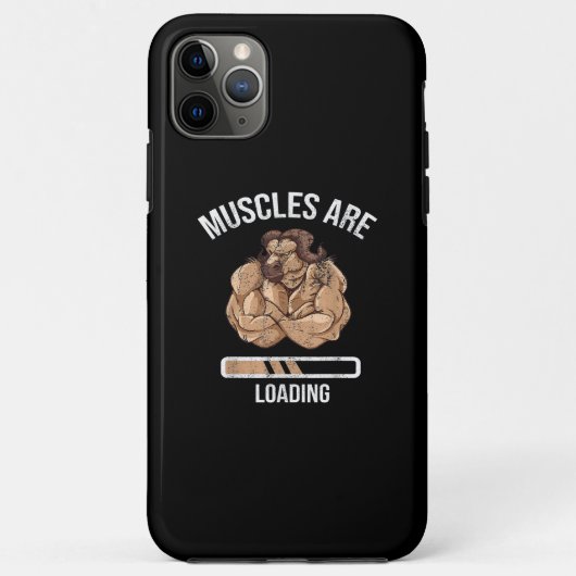 フィットネス筋肉装填用ブロック牛スポーツジム Case-Mate iPhoneケース (裏面)