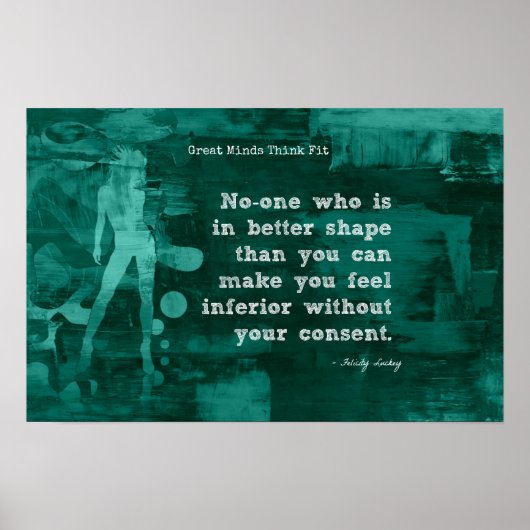 フィットネス自己自信! ポスター (正面)