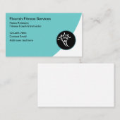 フィットネス衛生テーマ名刺 名刺 (正面/裏面)